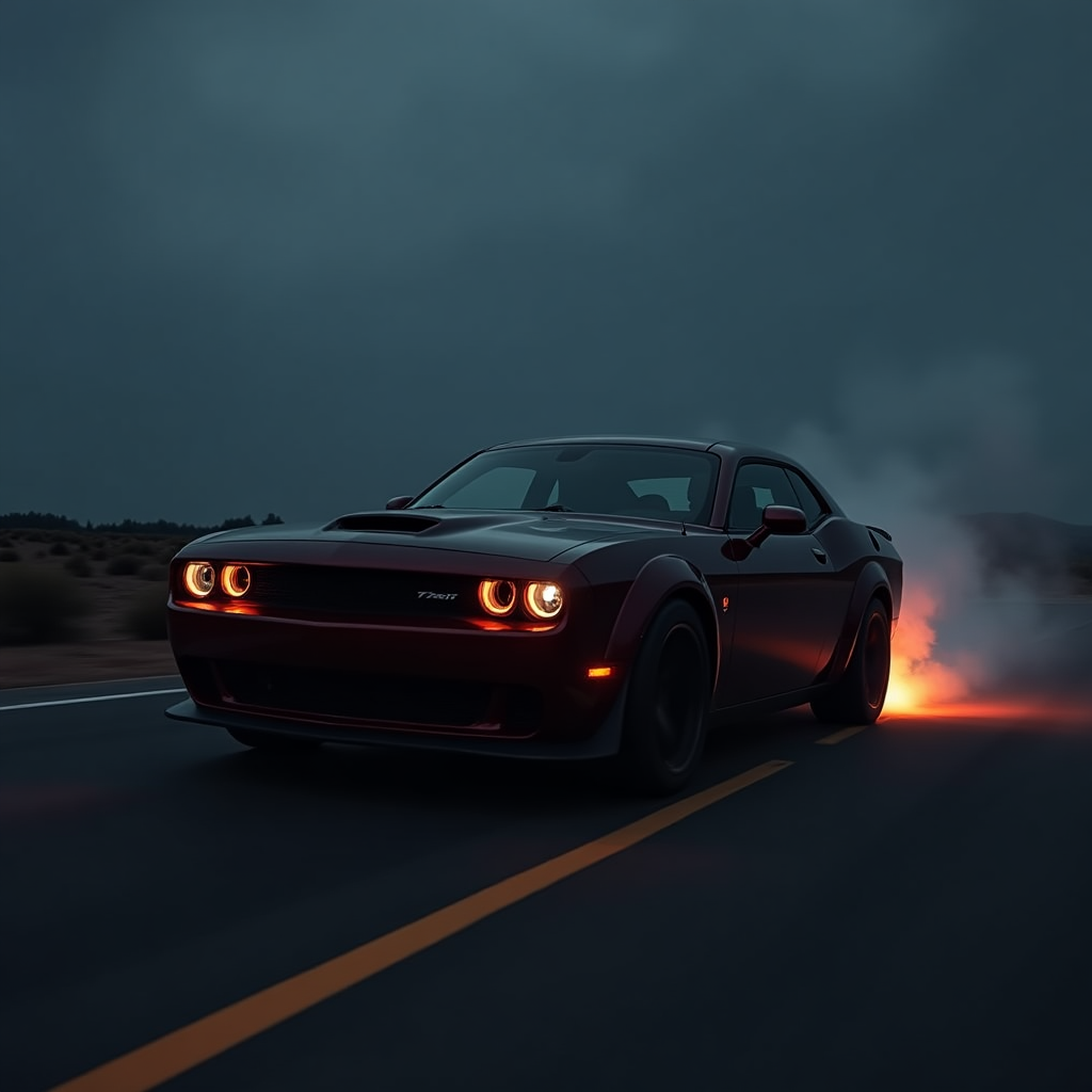 Create Stunning AI Art: Dodge Charger Racing Adventure