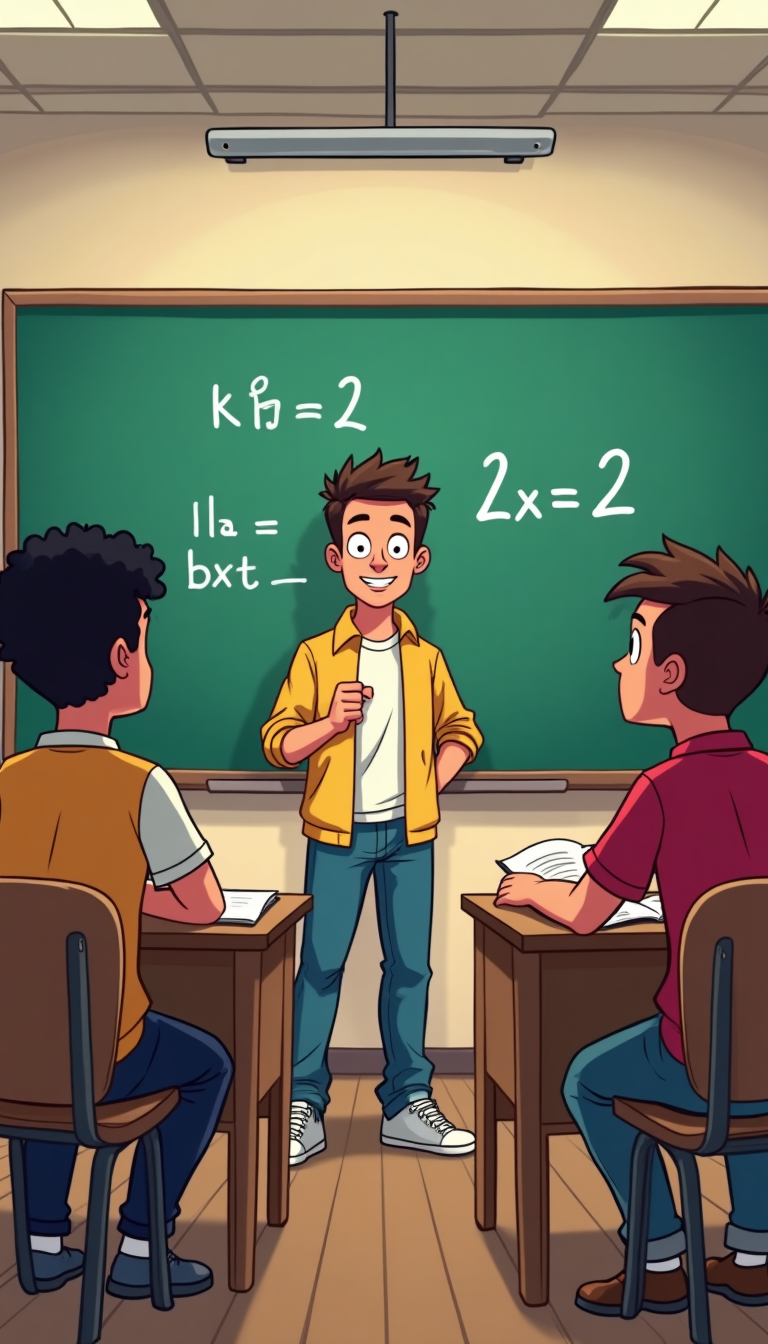 Engaging Classroom Scene: Jason and Friends Solve Math Problems