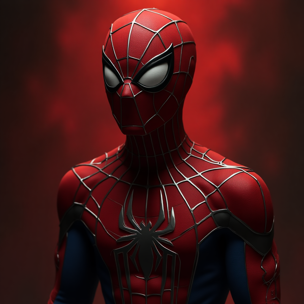 Creative AI Avatar of Spiderman with Unique Design Elements