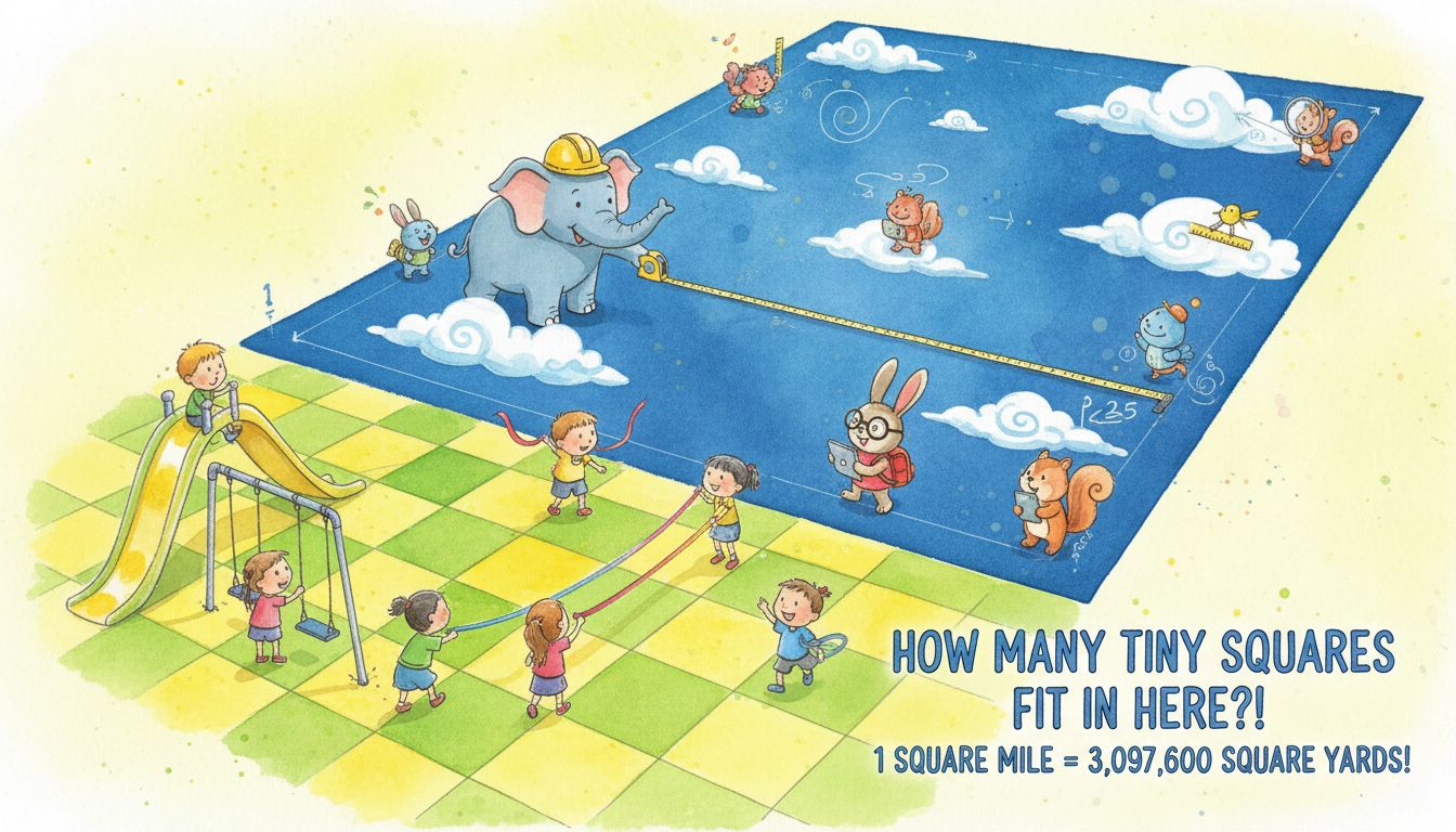 What is the Conversion Factor from Square Yards to Square Miles?
