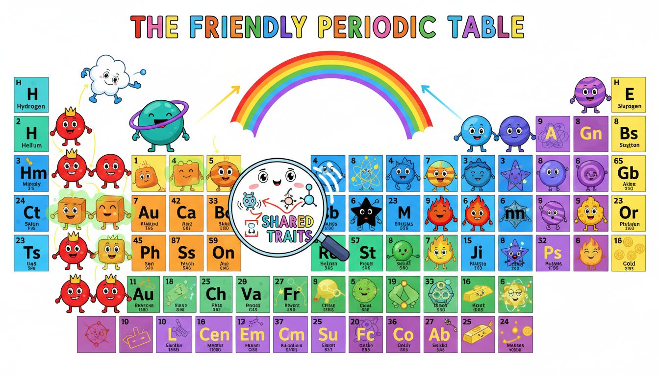 Are Elements with Similar Properties in the Same Period or Group?