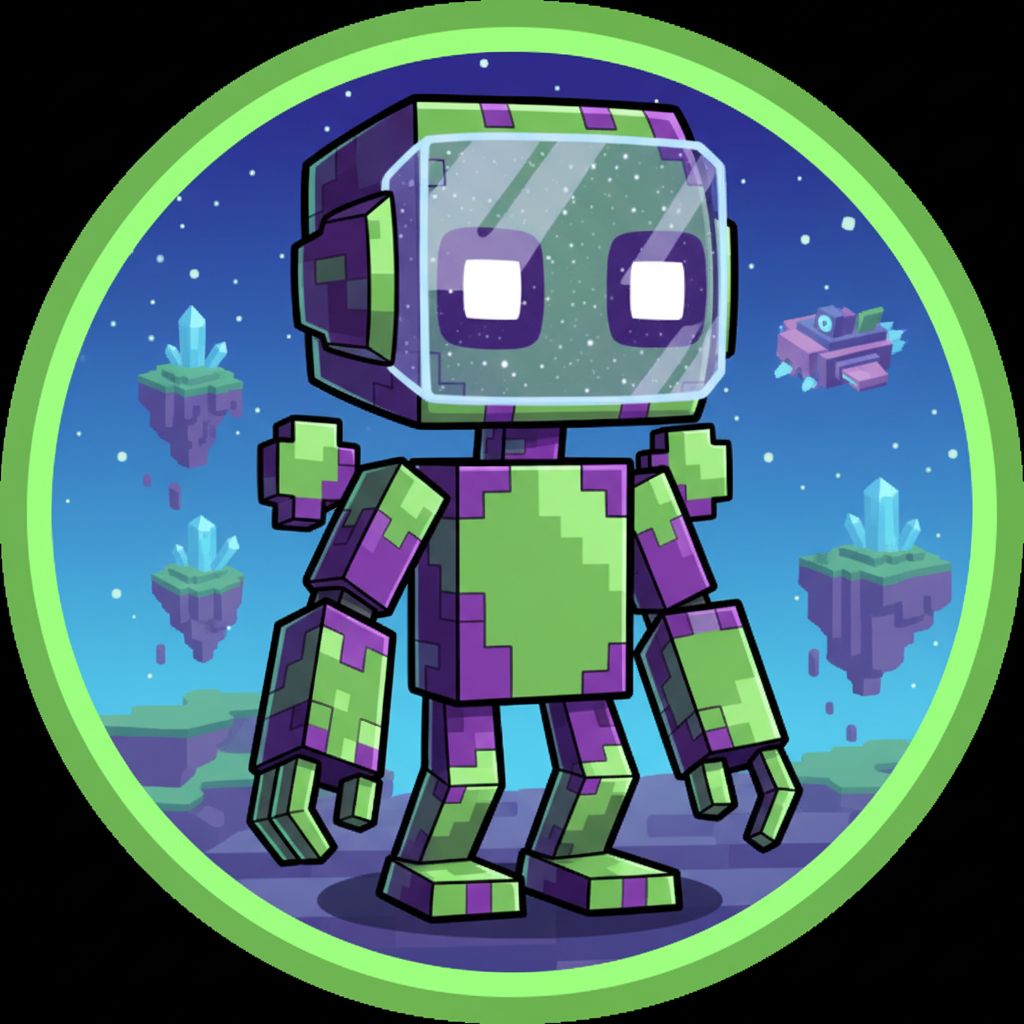Creative AI Avatar: Mindcraft Alien for Kids Learning