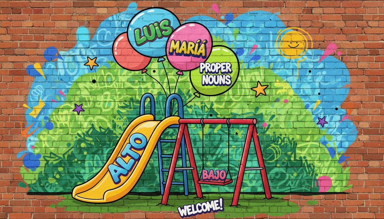 Understanding Antonyms and Proper Nouns in Spanish