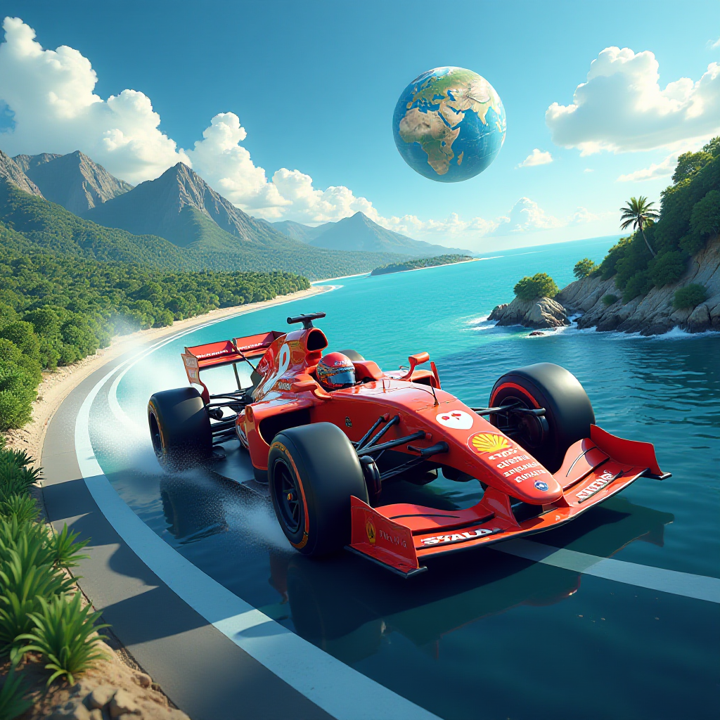 How Fast Could an F1 Car Race Around the World on the Equator?