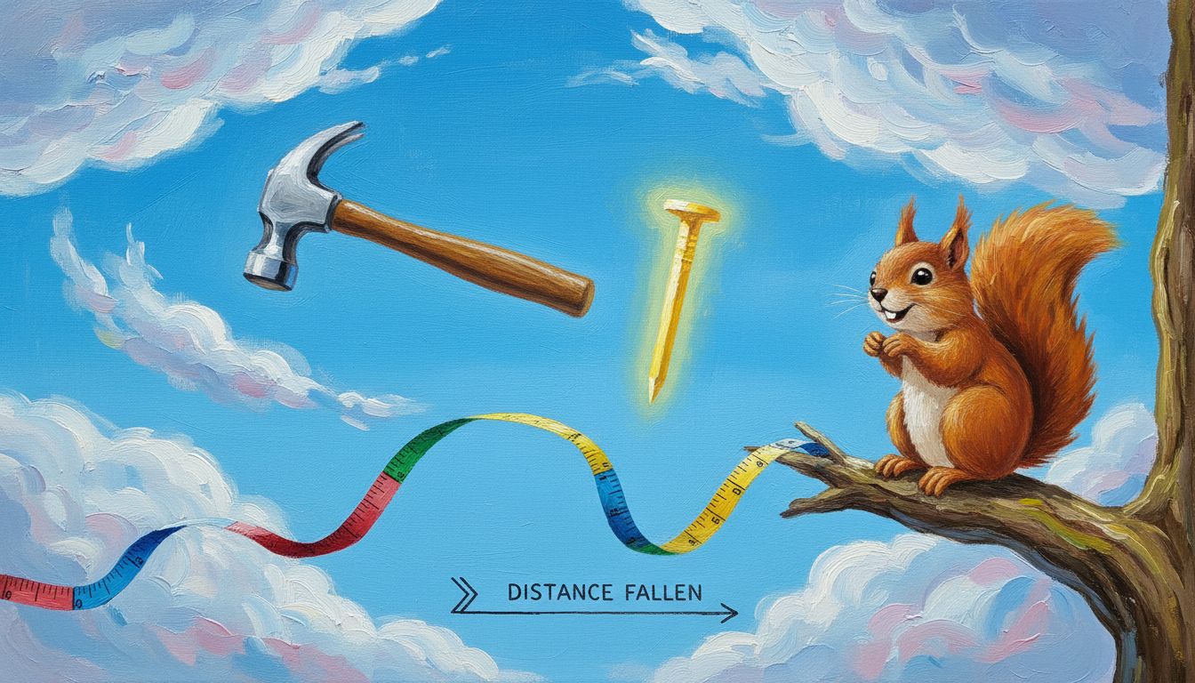 Why Do a Hammer and Nail Fall at the Same Time? Explained