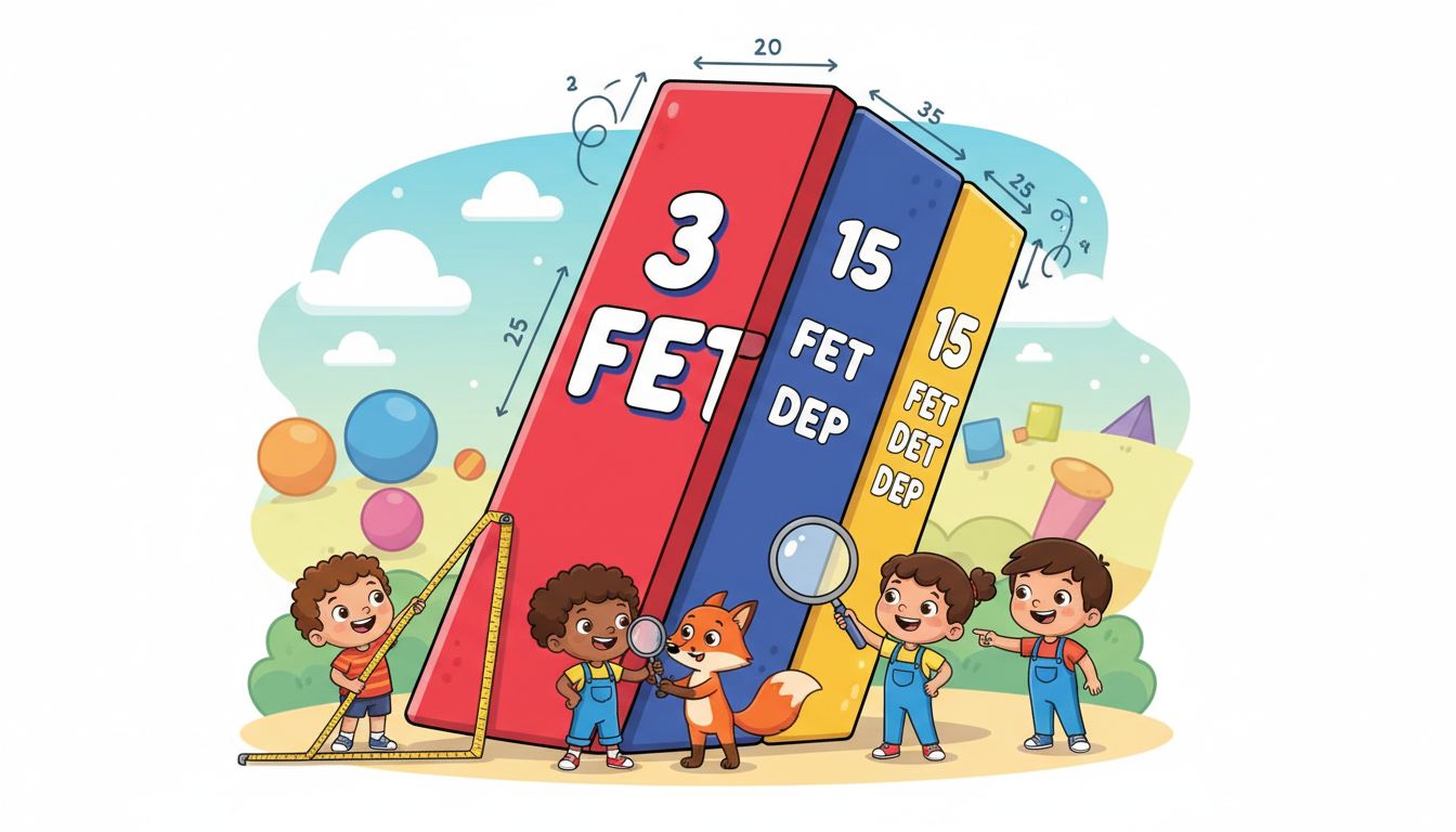How Can an Object Be 3 Ft Tall but 15 Ft Deep?