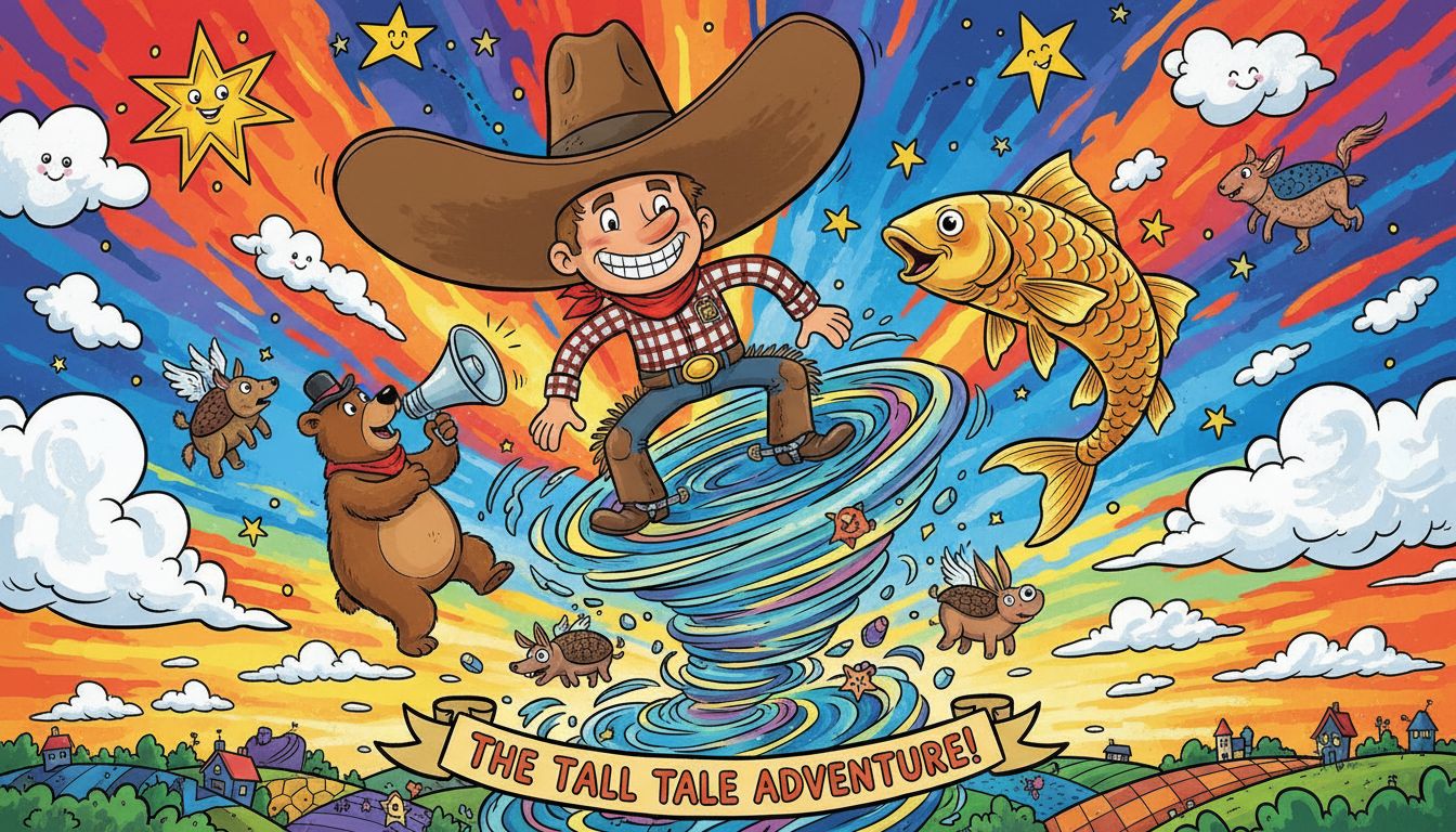 What is a Defining Feature of a Tall Tale?