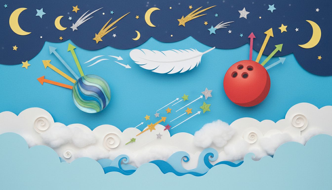 Which Falling Object Has the Least Kinetic Energy?