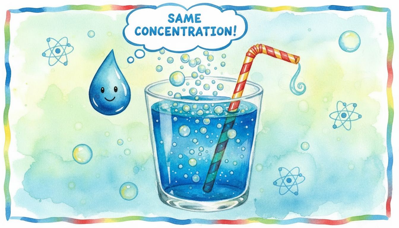 When Does Solution Concentration Remain Constant?