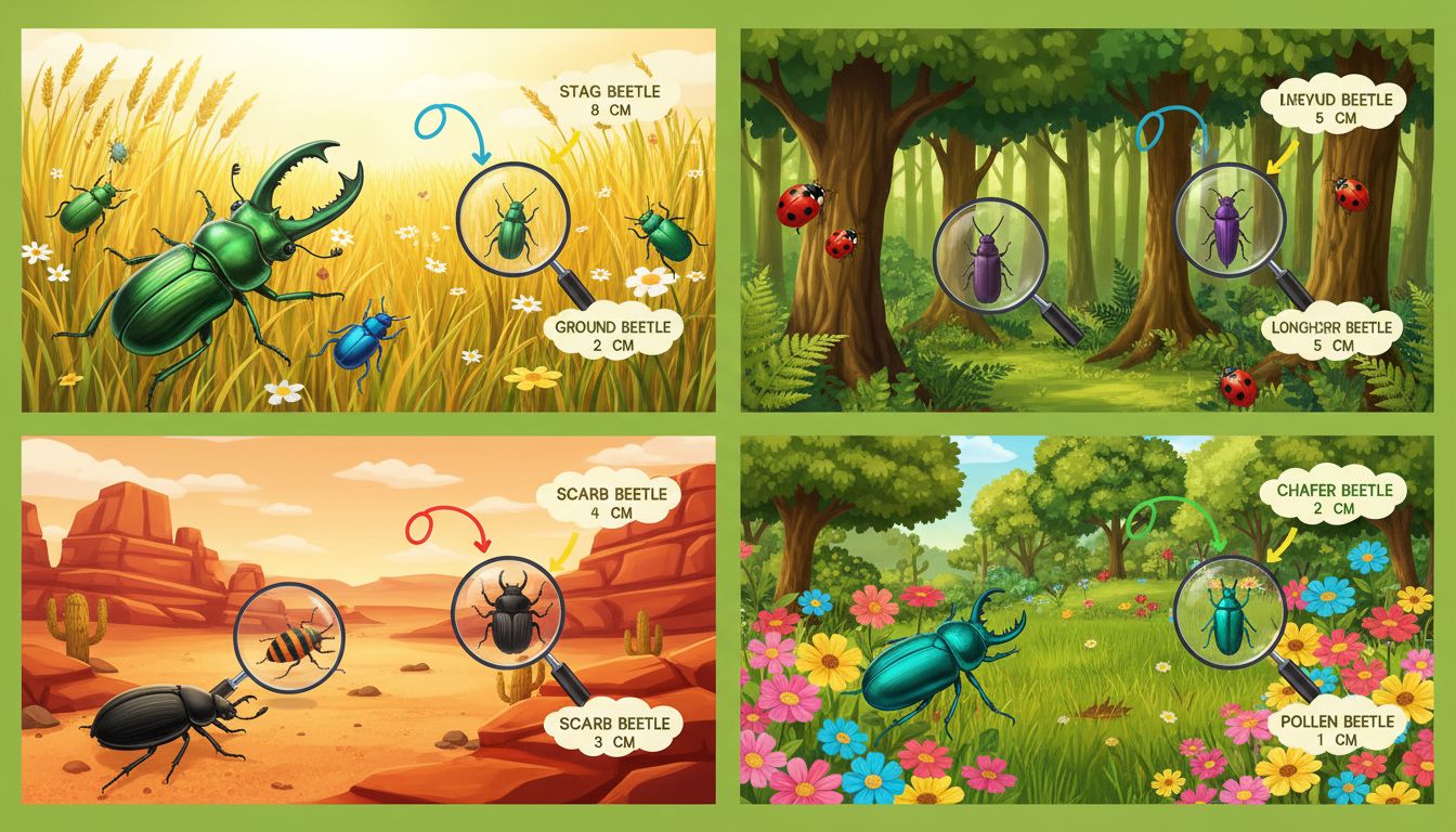 How to Identify Beetles by Region and Size: A Student's Guide