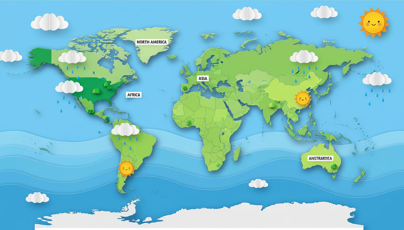 Which Region Has Sporadic Summer Precipitation?