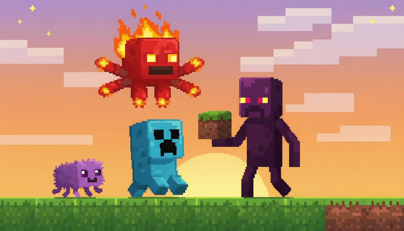 What Types of Monsters Are in Minecraft?