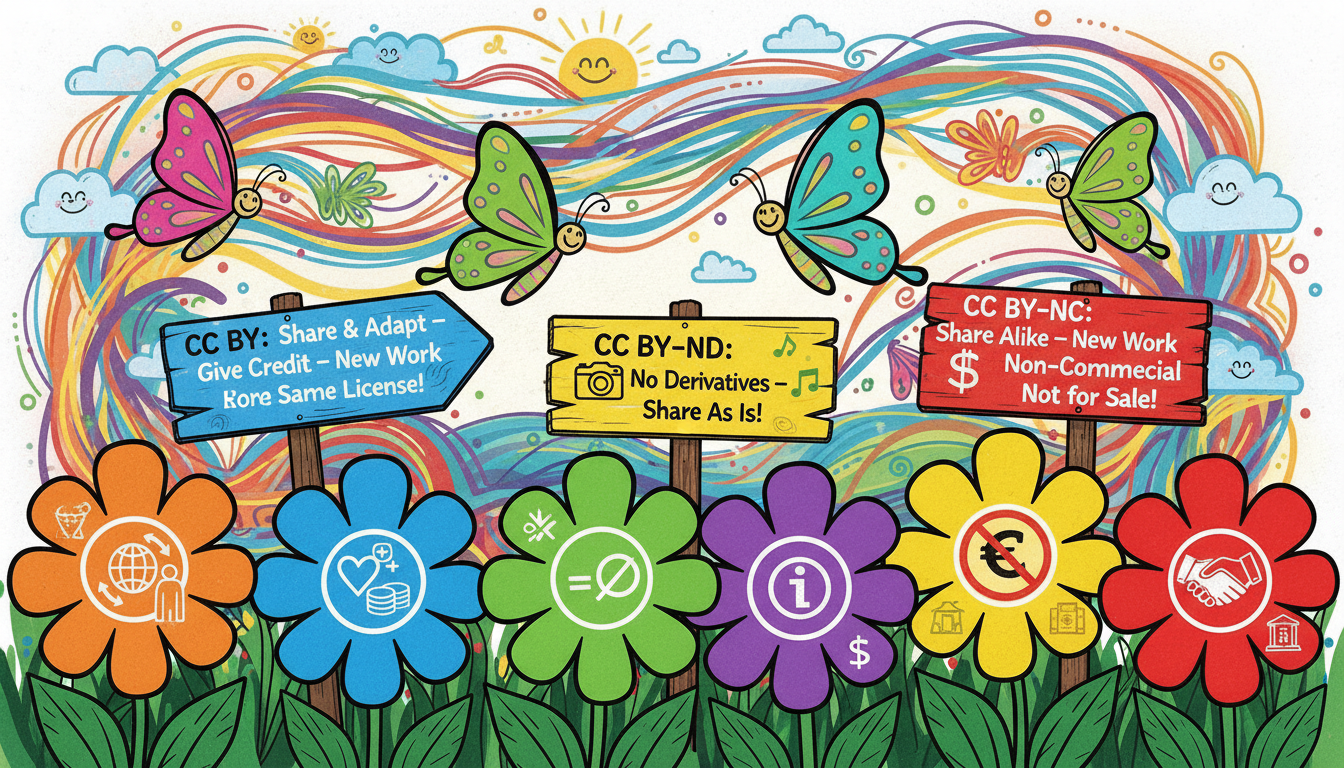 How to Match Creative Commons Licenses with Their Descriptions
