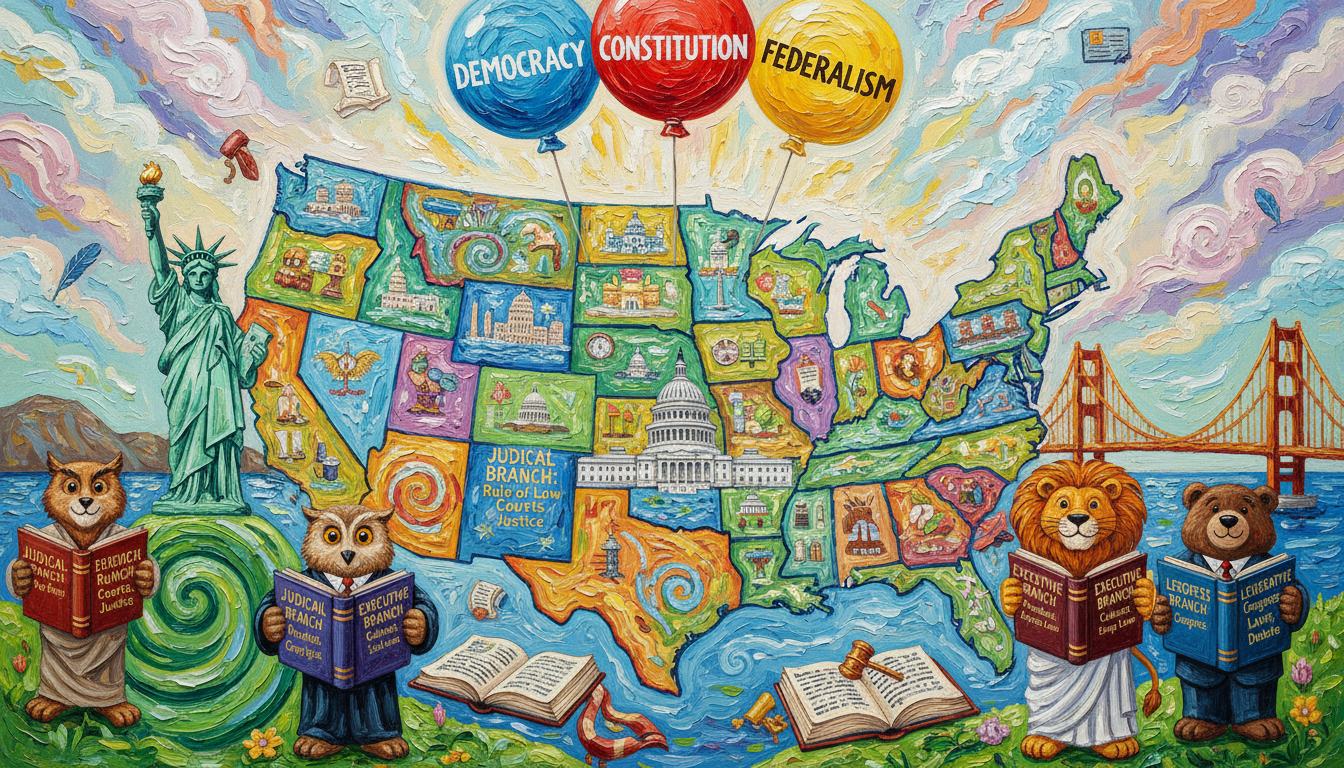 What Are Key Terms in U.S. Government and Geography?