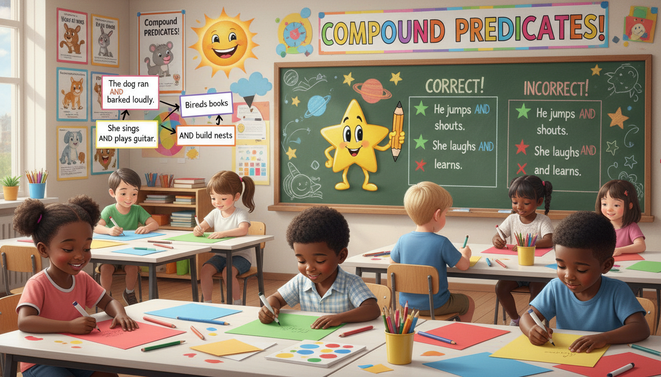 How to Use Compound Predicates in Sentences Correctly