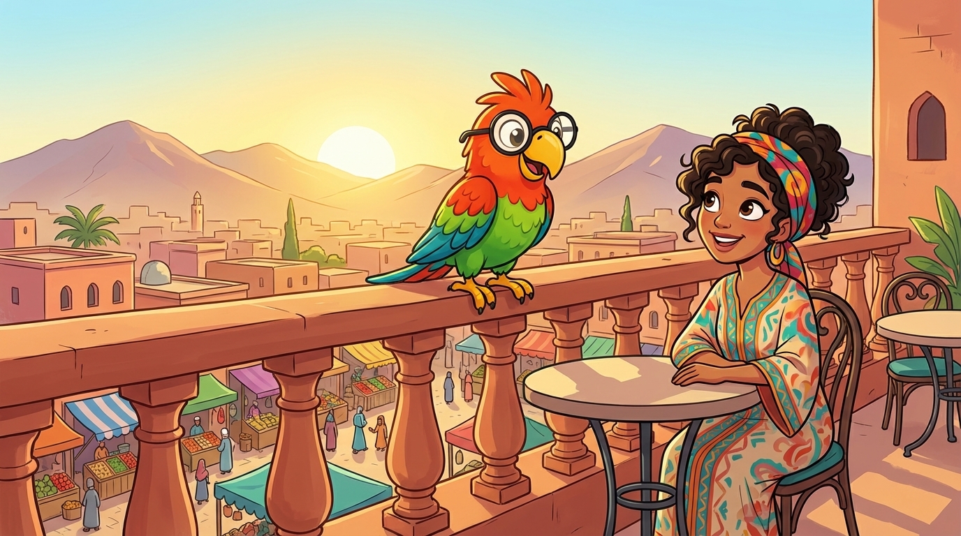 Polly in Marrakech