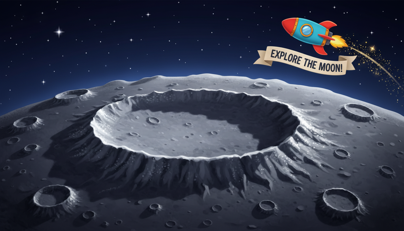 What Are the Names of Famous Moon Craters?
